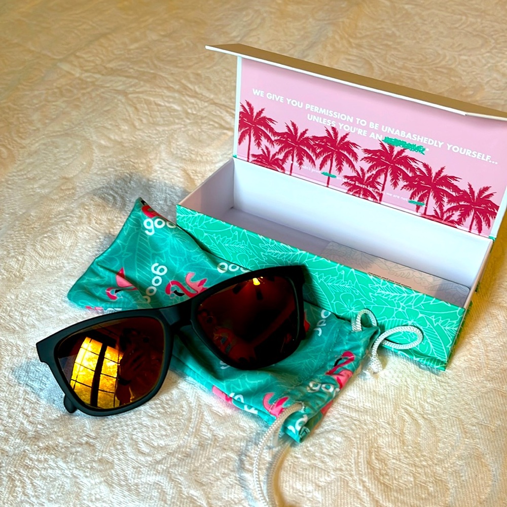 Goodr Sunglasses with Orange/ Yellow tint